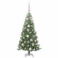 vidaXL Vianočný stromček Zelená 120 cm PVC