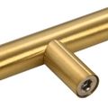 vidaXL Rukoväte na skrinku 5 ks zlaté 480 mm nehrdzavejúca oceľ