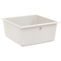 vidaXL Drez 80% Kvárc a 20% Živica 430 x 460 mm Biela