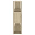 vidaXL Knižnica/deliaca stena dub sonoma 100x24x94 cm