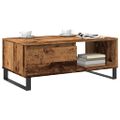 vidaXL Konferenčný stolík staré drevo 90x50x36,5 cm kompozitné drevo