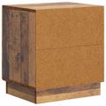 vidaXL Nočný stolík Staré drevo 43 x 34,5 x 47 cm Kompozitné drevo