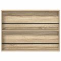 vidaXL Regál na časopisy Sonoma dub 100 x 12 x 70 cm Kompozitné drevo