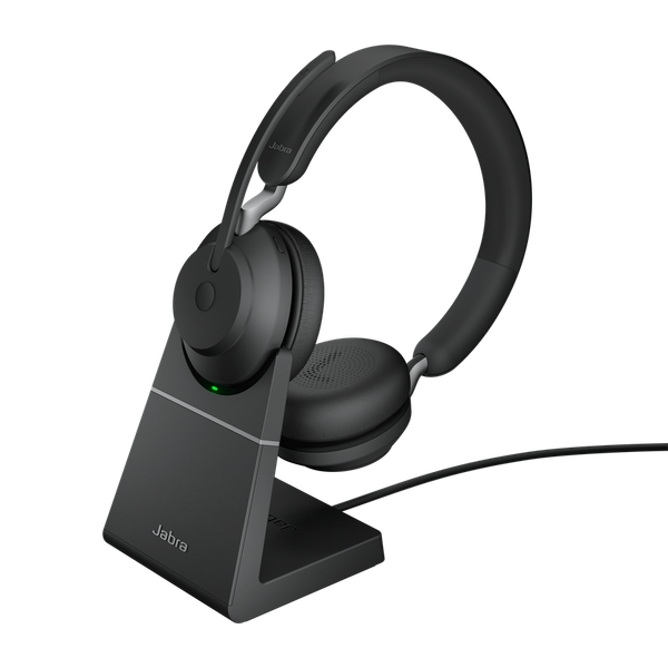 Jabra Evolve2 65/Stereo/USB-C/BT/Bezdrať/MS/Stand/Čierna