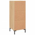 vidaXL Komoda dub sonoma 34,5x34x90 cm spracované drevo
