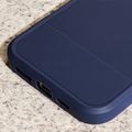 Jednoduché karbonové puzdro pre Samsung Galaxy S26 modré