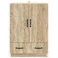 vidaXL Servírovacia skriňa so zásuvkou Dub sonoma 66 x 34,5 x 92 cm