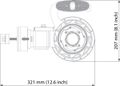 RF elements Sektorová anténa Horn s TwistPortom, 5/6GHz, 13 dBi, 60°