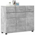 vidaXL Servírovacia skriňa FLORIN 88,5 x 30,5 x 73 cm Betónová šedá