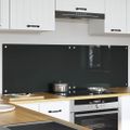 vidaXL Kuchynský obklad 2 ks Tmavo šedá 80 x 50 cm tvrdené sklo