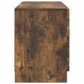 vidaXL TV skrinka Dymový dub 99 x 34,5 x 47 cm Kompozitné drevo