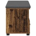 vidaXL Predsieňová lavica Staré drevo 80 x 38 x 46 cm