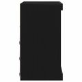 vidaXL LED komoda Čierny dub 60,5 x 37 x 67 cm Kompozitné drevo