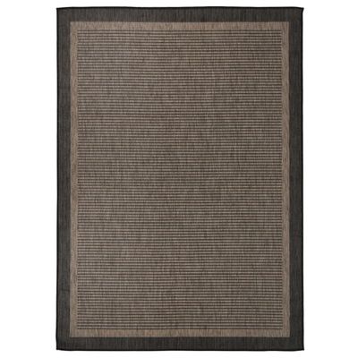 vidaXL Vonkajší koberec s plochým tkaním 200x280 cm tmavohnedý