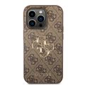 Obal Guess pre iPhone 15 Pro 6.1" GUHCP15L4GMGBR hnedý hardcase 4G Big Metal Logo