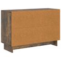vidaXL Servírovacia skriňa so zásuvkou Dymový dub 89 x 34,5 x 60 cm