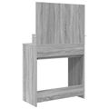 vidaXL Toaletné stolíky do spálne Sivý Sonoma 80 x 39,6 x 135 cm