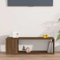 vidaXL TV skrinka hnedý dub 100x24x32 cm spracované drevo