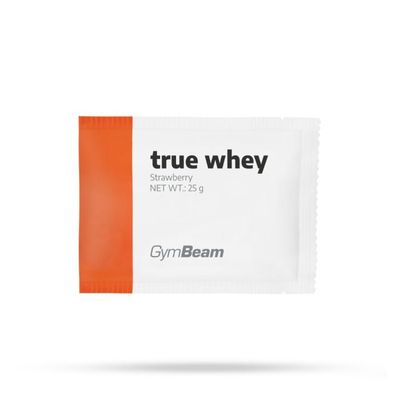 True Whey - GymBeam, jahoda, 30 g