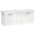 vidaXL Úložný box strieborný 50x15x20,5 cm hliník
