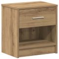 vidaXL Nočné skrinky 2 ks so zásuvkou dub artisan 39x28x41 cm