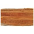 vidaXL Stolová doska živá hrana 100x60x2,5 cm obdĺžnik masívna akácia