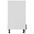 vidaXL Skrinka na sporák “Riga” dymový dub 60x46x81,5 cm