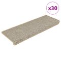 vidaXL Samolepiace nášľapy na schody vzhľad Sisal 30ks 65x21x4 svetlozelené
