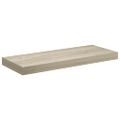 vidaXL Plávajúce nástenné police 2 ks, dubové 60x23,5x3,8 cm, MDF