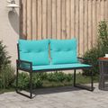 vidaXL Vonkajšia lavička 2 -Seater 4 ks 110 x 59 x 82 cm polyratan