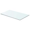 vidaXL Poličky 2 ks panel z priehľadného skla 60x30 cm