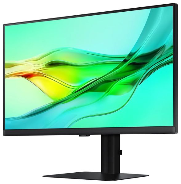 Samsung ViewFinity S6/S60UD/24"/IPS/QHD/100Hz/5ms/Black/3R LED monitor, 24", IPS, 2560×1440, 16:9, 5ms, 350cd/m2, DisplayPort, HDMI, 3× USB, USB-C, Pivot, čierny, energ. tr. F