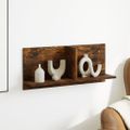 vidaXL Nástenná skrinka 70x16,5x30 cm dymový dub kompozitné drevo