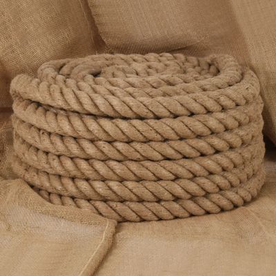 vidaXL Jutové lano 5 m dlhé 36 mm hrubé