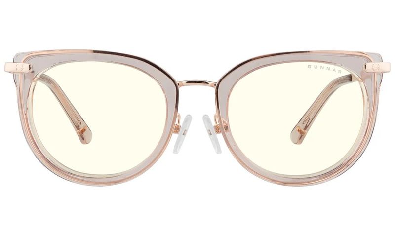 GUNNAR kancelárske/hermé okuliare LAHTI ROSE CRYSTAL číre sklá BLF 35 GUNNAR focus