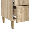 vidaXL Nočný stolík Dub sonoma 62 x 34,5 x 48 cm Kompozitné drevo