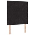 vidaXL Zadné čelo Čierny 80 cm Zamat