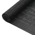 vidaXL Tieniaca sieť čierna 1x50 m HDPE 75 g/m²