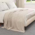 vidaXL Prikrývky na hodenie 6 ks Béžová 200 x 150 cm 2.61 kg Flís