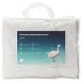 vidaXL Súprava paplónu z 90% husacieho peria FULDA 3 ks 140 x 220 cm