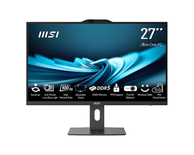 MSI PRO/AP272P 14M-495EU/27''/FHD/i7-14700/16GB/1TB/Intel int/W11P/Čierna/3R