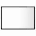 vidaXL LED kúpeľňové zrkadlo lesklé čierne 60x8,5x37 cm akryl