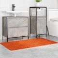 vidaXL Protišmyková kúpeľňová podložka Oranžová 70 x 120 cm PP