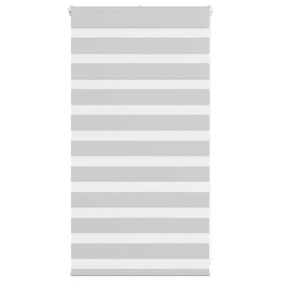 vidaXL Zebra roleta svetlosivá 75x100 cm šírka látky 70,9 cm polyester