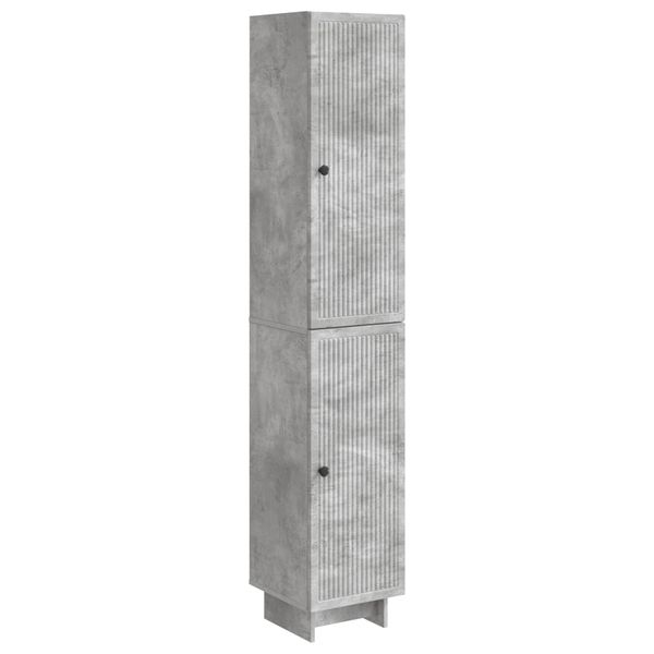 vidaXL Sada skríň 2 pcs Betónovo sivá 34,5 x 33 x 90 cm