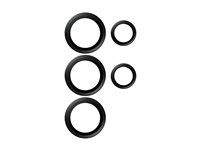 PanzerGlass Hoops Ceramic Samsung Galaxy S25 Ultra čierne ochranné krúžky pre šošovky fotoaparátu