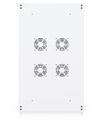 Ubiquiti UniFi 42U Rack Cabinet 1000 Glass - Stojanový rozvaděč, výška 42U, ventilátory, prosklené dveře Serverový rack, 42U, 4-post, sklenené dvere, 800 kg nosnost, ventilátory, uzamykatelný, bílý