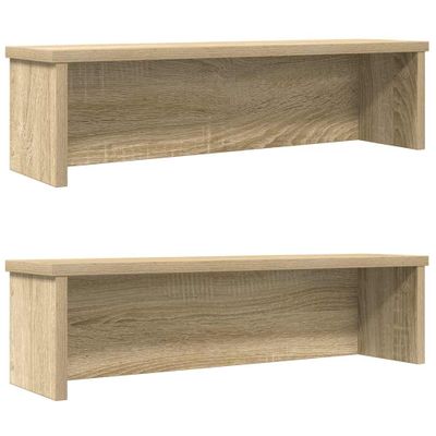 vidaXL kuchynské stojany stohovateľné 2 ks dub sonoma 50x15x16 cm