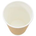 vidaXL Papierové šálky na kávu 500 ks 12oz 300ml hnedá