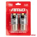 LED CANBUS PRO series BA15S P21W 4x3030 SMD White 12/24V AMIO-03583